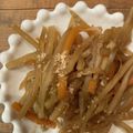 ルルとり's cooksnap of when they made カット野菜で簡単★きんぴらゴボウ&人参♬.