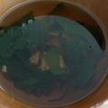 ポメちょん's cooksnap of when they made つわり時期に？☆簡単☆梅わかめのお吸い物.