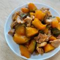 かしゅかしゅん's cooksnap of when they made ほぼ10分♪鶏肉とかぼちゃの甘辛煮.
