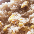 クック8X69UX☆'s cooksnap of when they made 蒸し器で…栗おこわ.