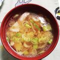 ひトみ's cooksnap of when they made ある物入れちゃって～白だしで☆お吸い物.