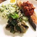 フジぽん's cooksnap of when they made 青菜ときのこのオリオポン酢炒め.
