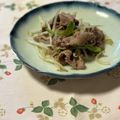 yesmama's cooksnap of when they made ✧牛肉ともやしの簡単わさび醤油炒め✧.