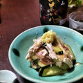こいさんcoisan's cooksnap of when they made ナスとササミの生姜醤油和え.
