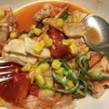 かずくん☆'s cooksnap of when they made 鶏むね1枚で生地いらず！フライパンピザ.
