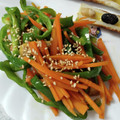 みちゃこmisako's cooksnap of when they made ピーマンにんじんと油揚げのきんぴら.