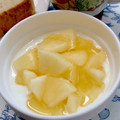 ☆あいちゃん's cooksnap of when they made シンプルデザート☆梨のはちみつヨーグルト.