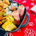 ねっちゃんっ's cooksnap of when they made お弁当に！ウインナーのベーコン巻き①.