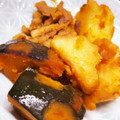 クックQWHR75☆'s cooksnap of when they made かぼちゃとジャガイモ煮.