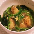 私市ビッキーズ津門巳's cooksnap of when they made “じゃがいもピーマンわかめ卵とじスープ”.