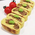 クックUR9L2V☆'s cooksnap of when they made 淡路牛そぼろ入り出汁巻きたまご.