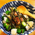 TASままん's cooksnap of when they made 長芋とオクラの和え物.