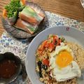 nok♡'s cooksnap of when they made スモークサーモンの簡単生春巻き.