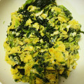 Reo14☆'s cooksnap of when they made 超簡単ほうれん草と卵とじ.