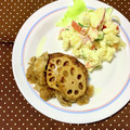 ふたごゆき's cooksnap of when they made 蓮根入りで旨♪贅沢のきのこ和風ハンバーグ.
