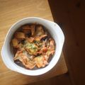 みるく茶's cooksnap of when they made トースターで＊茄子のキムチチーズ焼き.