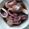 ndnok's cooksnap of when they made 味がしみしみ☆里いもといかの煮物.