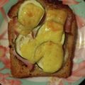 inLondon's cooksnap of when they made ズッキーニとハムのチーズトースト.