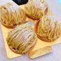 mh★'s cooksnap of when they made 栗から簡単モンブラン.