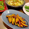 cra's cooksnap of when they made ご飯とお酒のための☆さつまいものおかず.