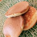 りんどーん's cooksnap of when they made 休日の朝食に。もっちり牛乳ホットケーキ.