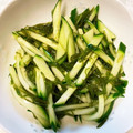 ˚✧₊⁎ゆう˚✧₊⁎'s cooksnap of when they made 味付めかぶときゅうり和え.