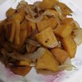 ♬あじさいのレシピ♬'s cooksnap of when they made サツマイモと玉ねぎの旨塩炒め.