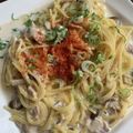 kuyuka's cooksnap of when they made 水から！ワンパン☆あかりのクリームパスタ.