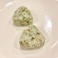 悠LOVE航's cooksnap of when they made 青のりとごま油のおにぎり.