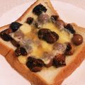 私市ビッキーズ津門巳's cooksnap of when they made 無花果チョコナッツチーズバタートースト.