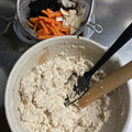 なお321's cooksnap of when they made うす揚げと春菊の白和え.