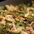 ゆしゅな's cooksnap of when they made ゴーヤと豚肉のカレーマヨ炒めチーズ風味♪.