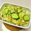 azbjbn's cooksnap of when they made きゅうりと白菜、にんじんの美味しい漬け物.