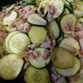 やまグッチャン's cooksnap of when they made 簡単！ズッキーニとベーコンのにんにく炒め.