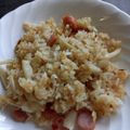 TYSK's cooksnap of when they made 食欲の秋✿危険な危険な牛蒡ピラフ。.