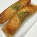 y_u♡'s cooksnap of when they made ささみの梅紫蘇チーズ春巻き.