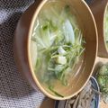 らこぴょん's cooksnap of when they made キャベツと豆苗のお味噌汁.