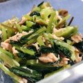 MANA☆☆'s cooksnap of when they made 無限小松菜♪小松菜嫌いの旦那も食べちゃう.