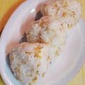ペキのリリー's cooksnap of when they made Ｃａたっぷり♡桜海老とチーズのおにぎり.