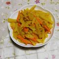 くネコまろす's cooksnap of when they made じゃが芋と人参の マヨカレーきんぴら.
