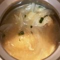 ☆ドキンちゃん☆”'s cooksnap of when they made 新たまねぎと油揚げのお味噌汁.