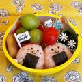 hime's cooksnap of when they made 年少　こむすびちゃんお弁当.