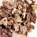 はるくん１'s cooksnap of when they made 牛肉とレンコンの甘辛炒め.