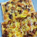 Mau☆cafe's cooksnap of when they made 節約☆パイシートで具材なんでもピザ☆.