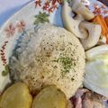 yu🐓's cooksnap of when they made ❤炊飯器におまかせガーリックライス❤.