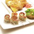 クックDAD's cooksnap of when they made お弁当・おつまみに 梅・しそ 竹輪巻き.