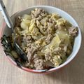 料理上達中's cooksnap of when they made 豚ひき肉で豚そぼろ！親子丼風に！.