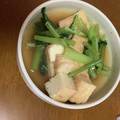 クックHDP0M2☆'s cooksnap of when they made 厚揚げと小松菜の煮浸し.