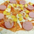 あーもんどあい's cooksnap of when they made ホットプレートで簡単ピザ.