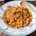 在宅勤務のおじさん's cooksnap of when they made 残りカレーをリメイク！簡単カレーピラフ.
